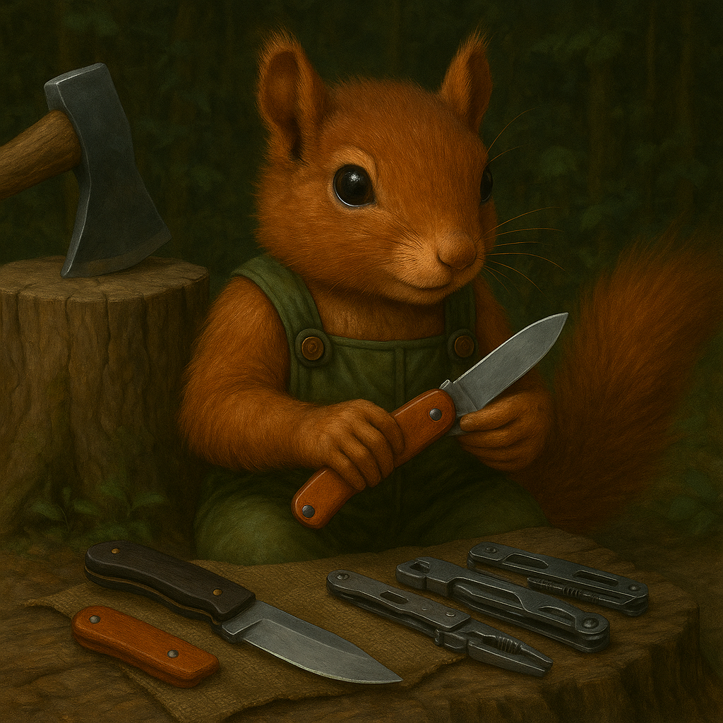 Messen, Multitools & Bijlen
