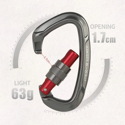 Karabijnhaak 25kN | Rood | 1pc