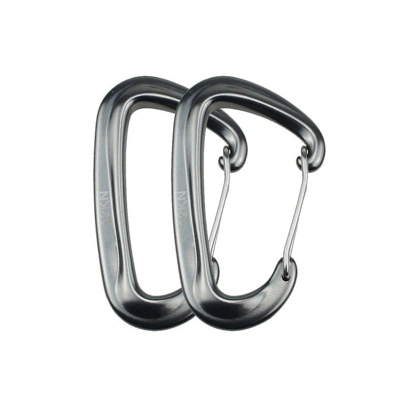 Karabijnhaak 12kN | Grijs | 2pcs