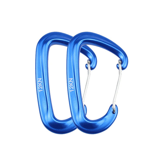 Karabijnhaak 12kN | Blauw | 2pcs