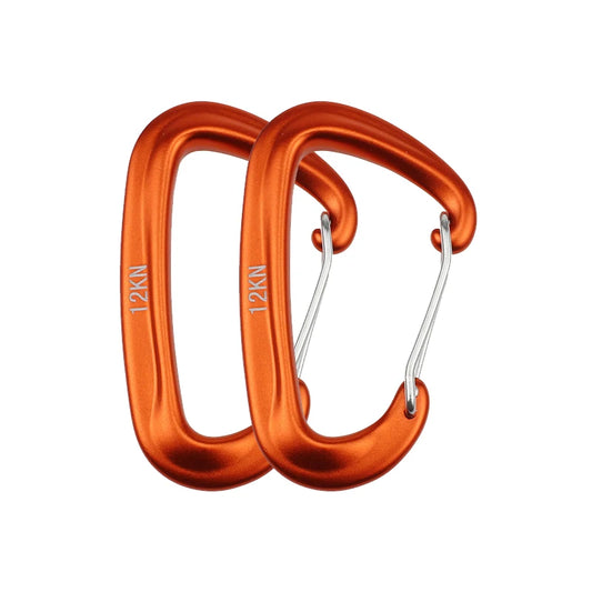Karabijnhaak 12kN | Oranje | 2pcs
